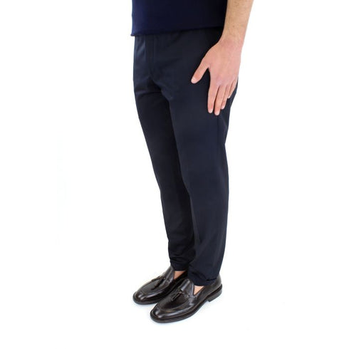 Pantalone Uomo Brad a modo mio con risvolto Blu MICHAEL COAL- Francavilla Moda